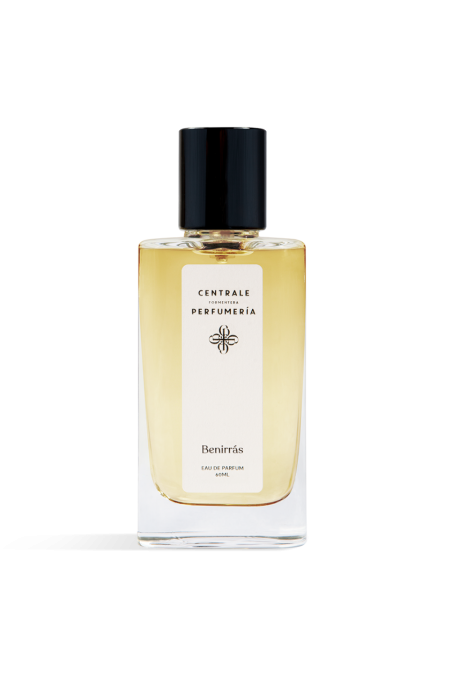 Bottle of Benirras Eau de Parfum, a unisex Perfume in 60 ml.